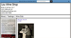 Desktop Screenshot of louwineshop.com