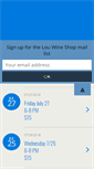 Mobile Screenshot of louwineshop.com
